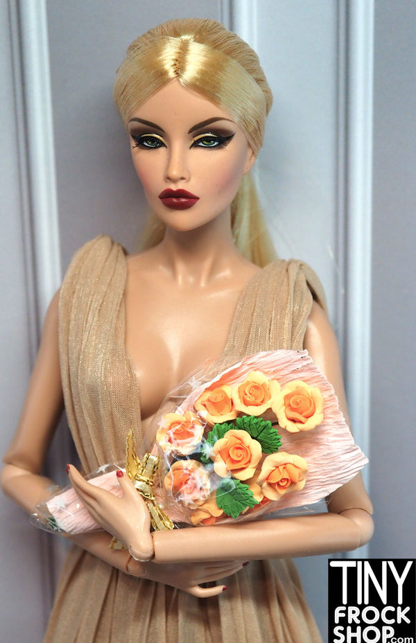 12" Fashion Doll Clay Flower Bouquet