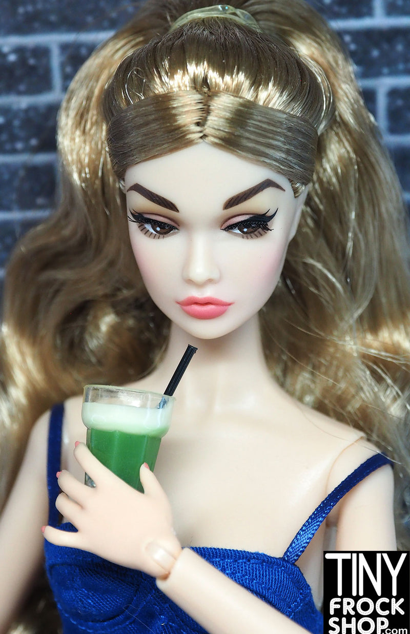 12" Fashion Doll Green Boba Tea Drink