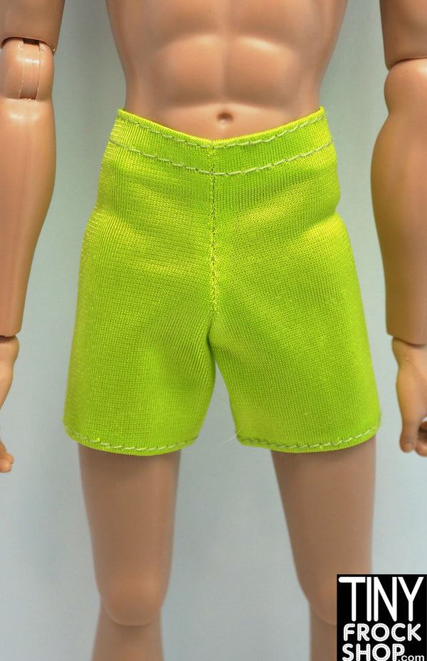 12" Fashion Male Doll Lime Green Knit Short