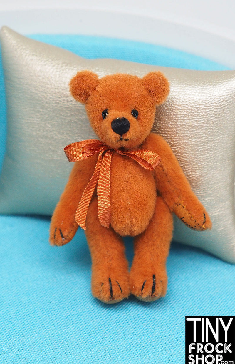 2.5" Tall Fashion Doll Pose-able Teddy Bear - More Colors