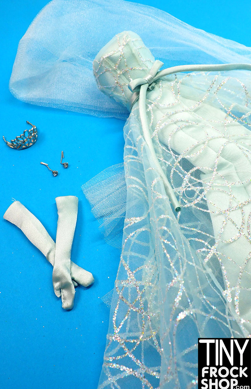 Barbie® 2001 Blue Sparkle Dress with Accessories