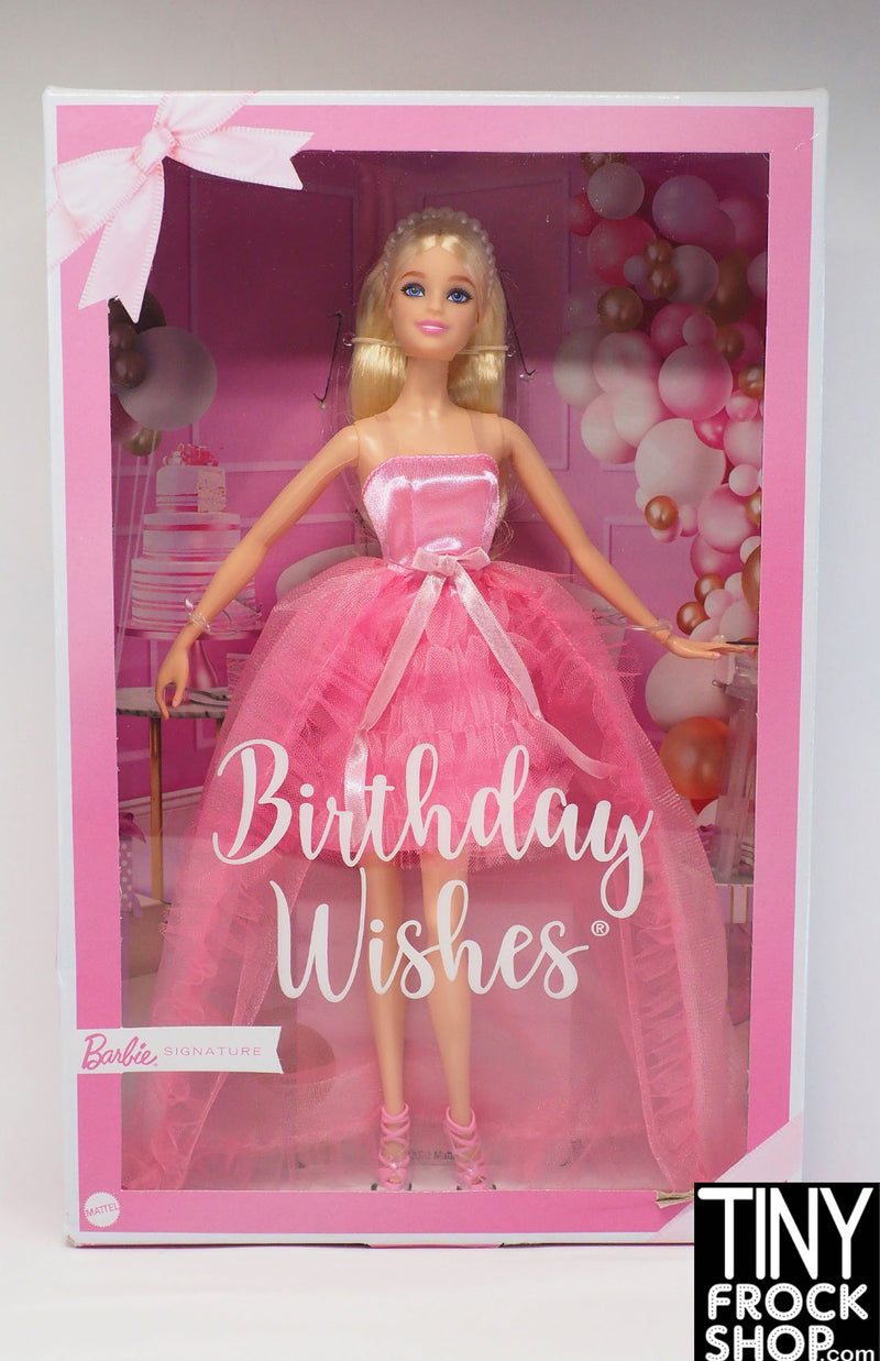 Barbie® Birthday Wishes Blonde in Pink Dress Doll NRFB