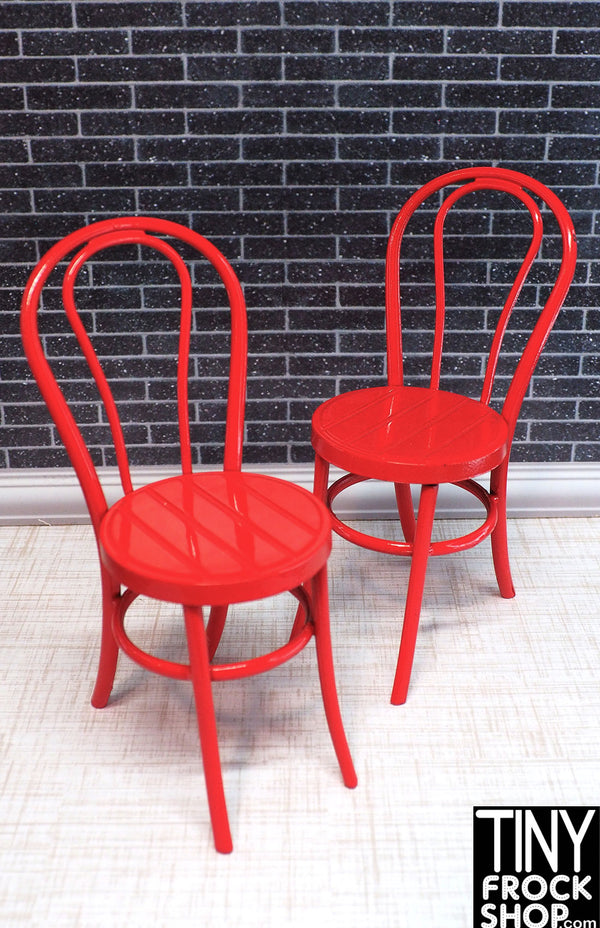 Barbie® Jazz Baby Chairs Sprayed Red - Set of 2