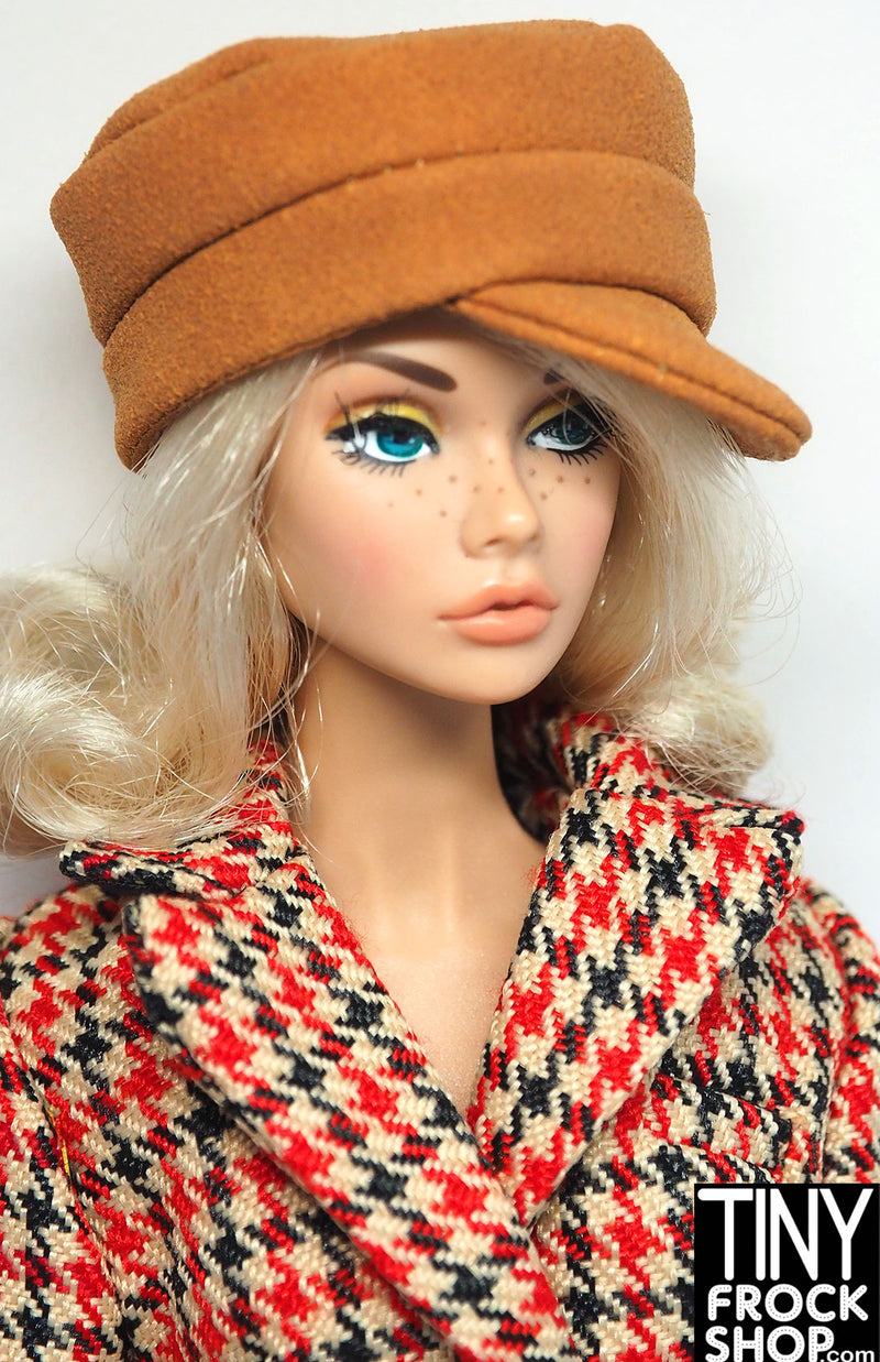 Integrity Poppy Parker Obsession American in Paris Brown Suede Hat