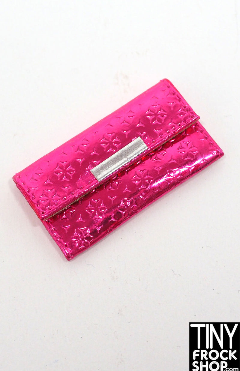 Integrity Obsession Poppy Parker Pink Vamp Metallic Pink Clutch