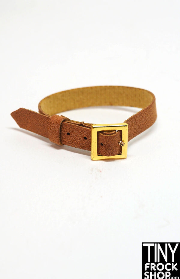 Integrity Poppy Parker Obsession American in Paris Brown Suede Belt