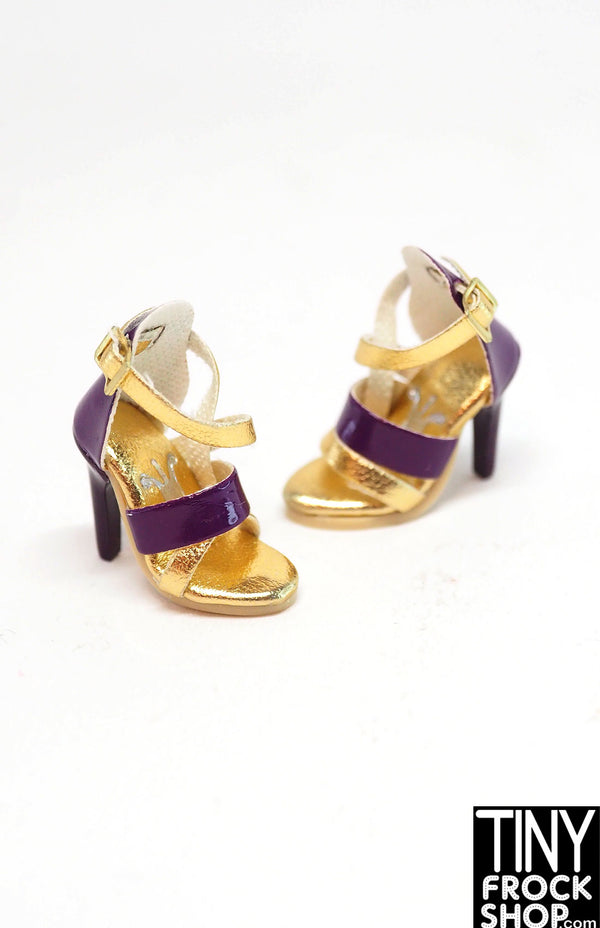 Integrity FR 2011 Convention Agnes Vivid Impact Gold and Purple Heels