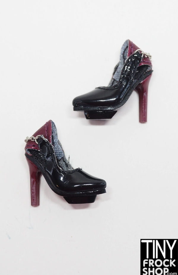 Integrity FR 2011 Anja Provocatrice Black and Wine Heels