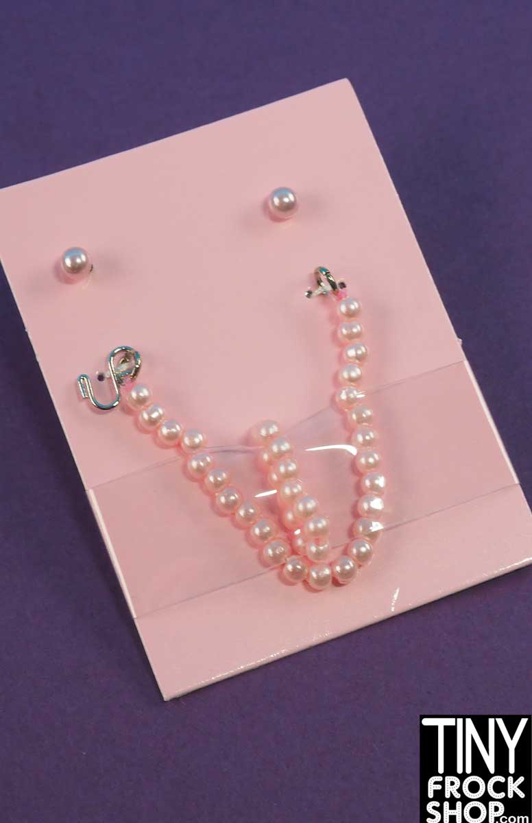 Precious Memories ガールズ&パンツァー　ポイント268点 Tiny Frock Shop Integrity Cupcake Poppy Parker Pink Pearl Jewelry Set