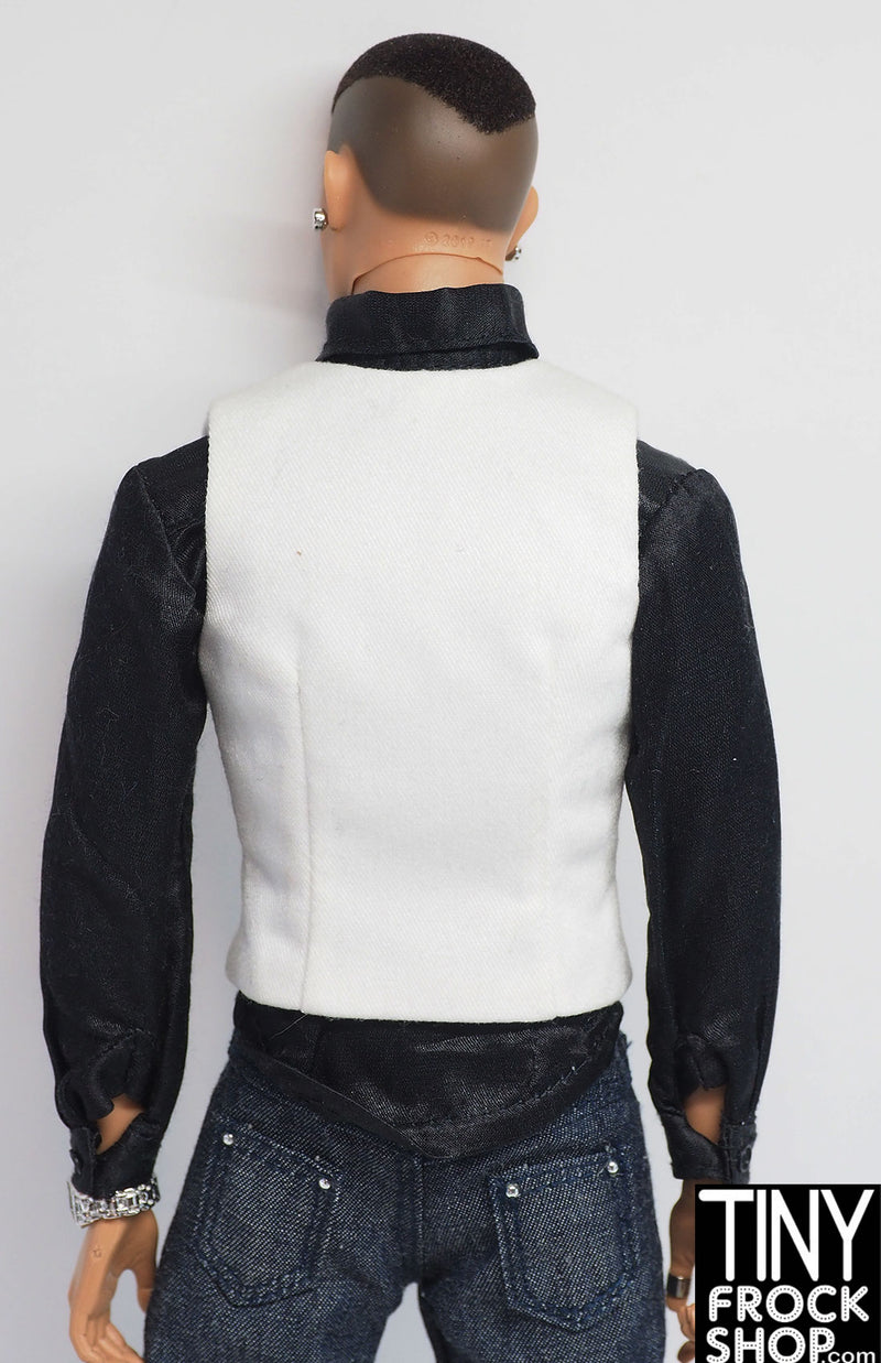 Integrity FR Ollie Lawson Saturday Night Fever White Vest w/ Black Shirt Set