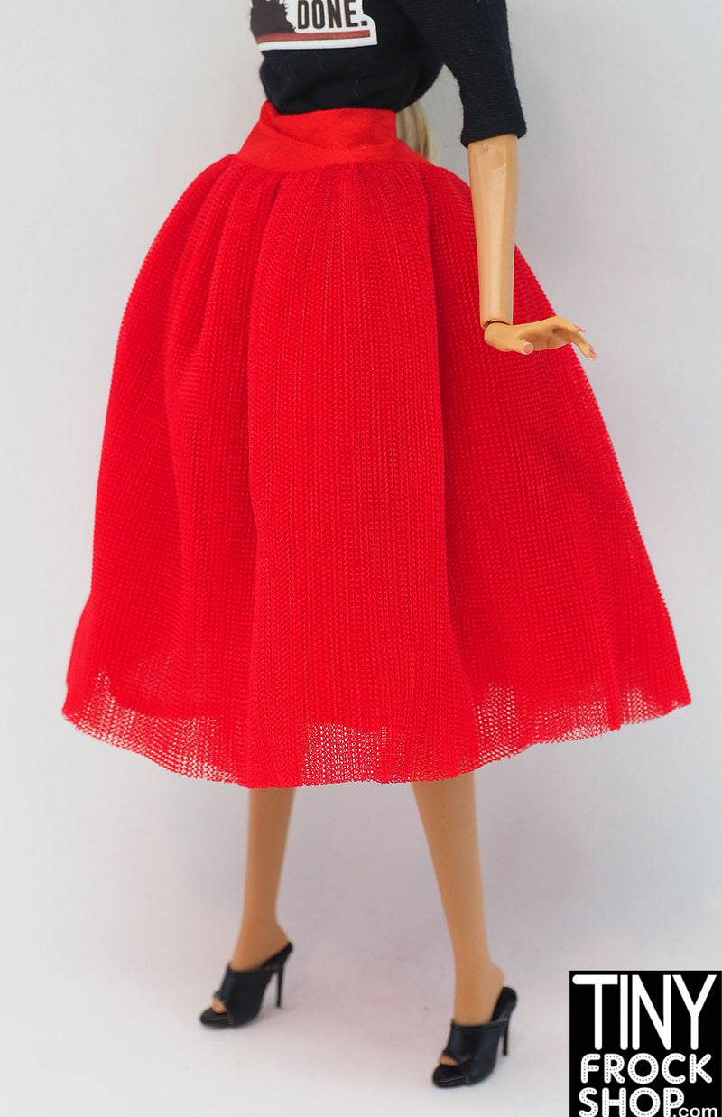 Integrity Vendetta Agnes Von Weiss Red Tulle Skirt
