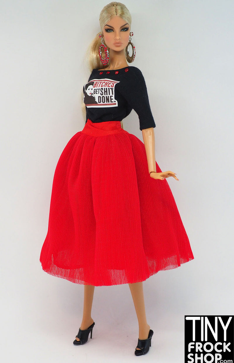 Integrity Vendetta Agnes Von Weiss Red Tulle Skirt