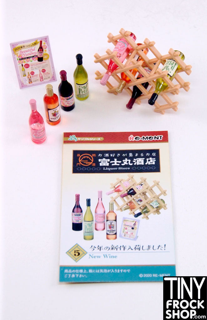 12" Fashion Doll Re-Ment Liquor Store New Wine Set 5