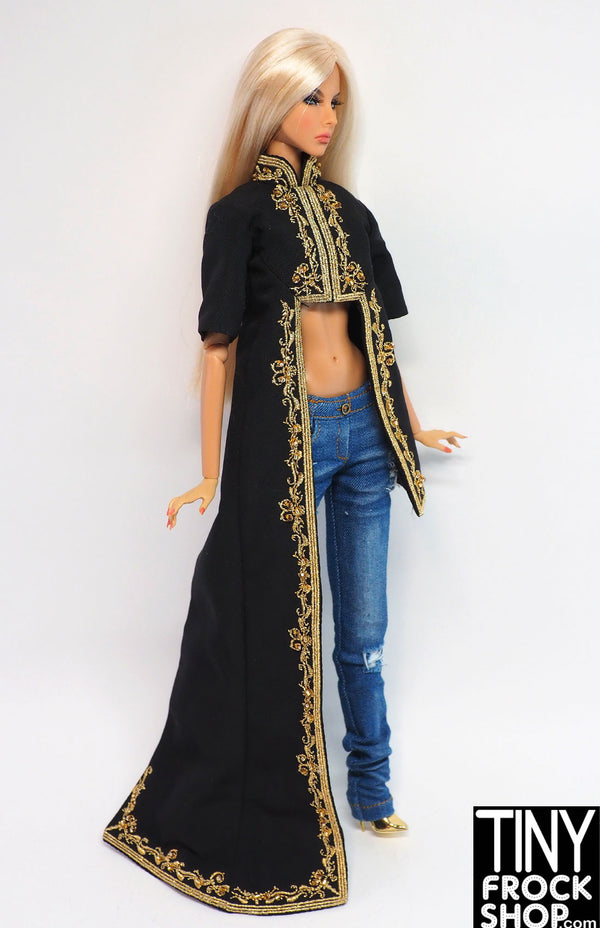 Integrity Obsession Sovereign Adele Black and Gold Regal Coat