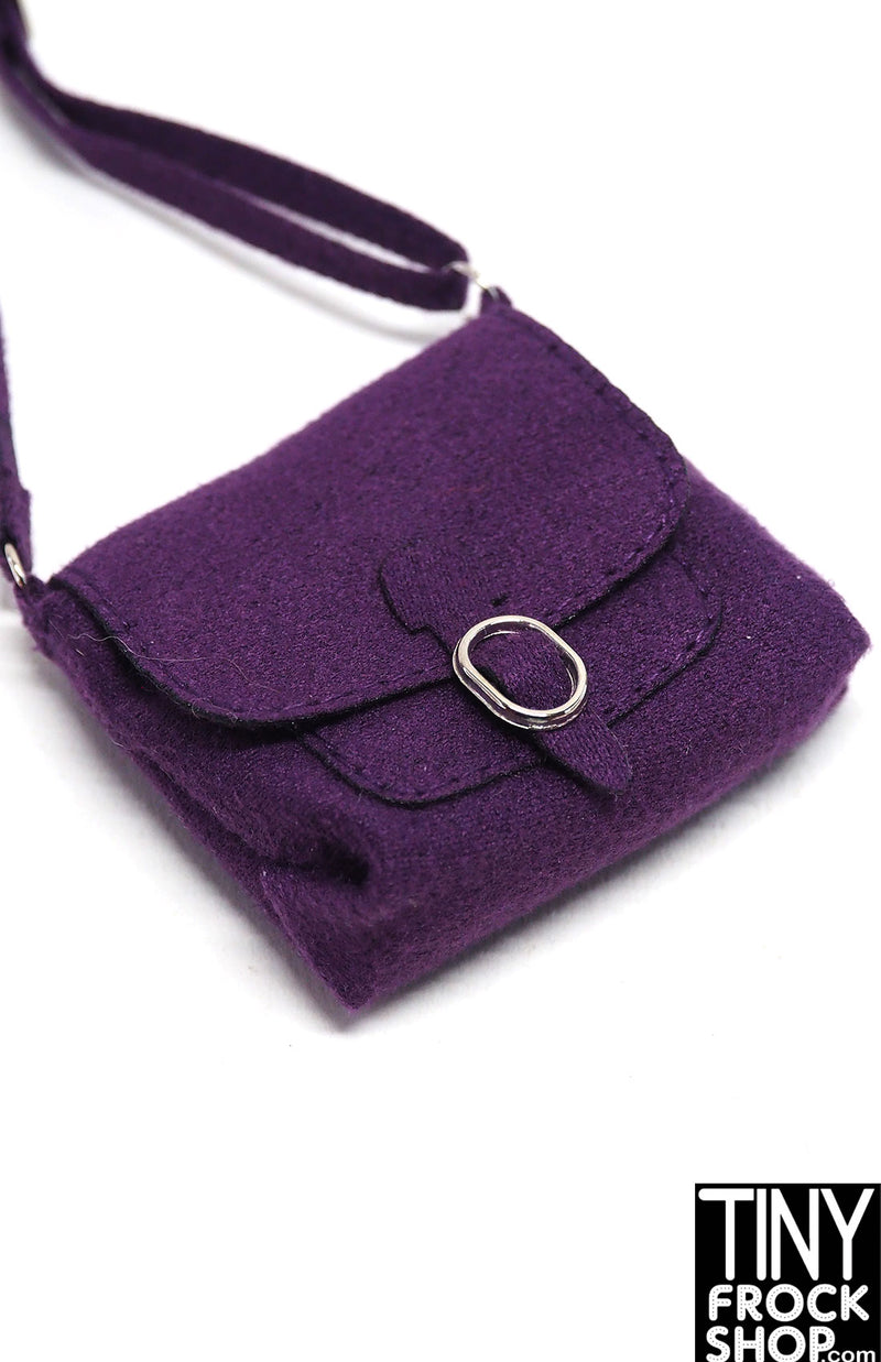 Integrity Poppy Parker Ultra Violet Purple Suede Bag