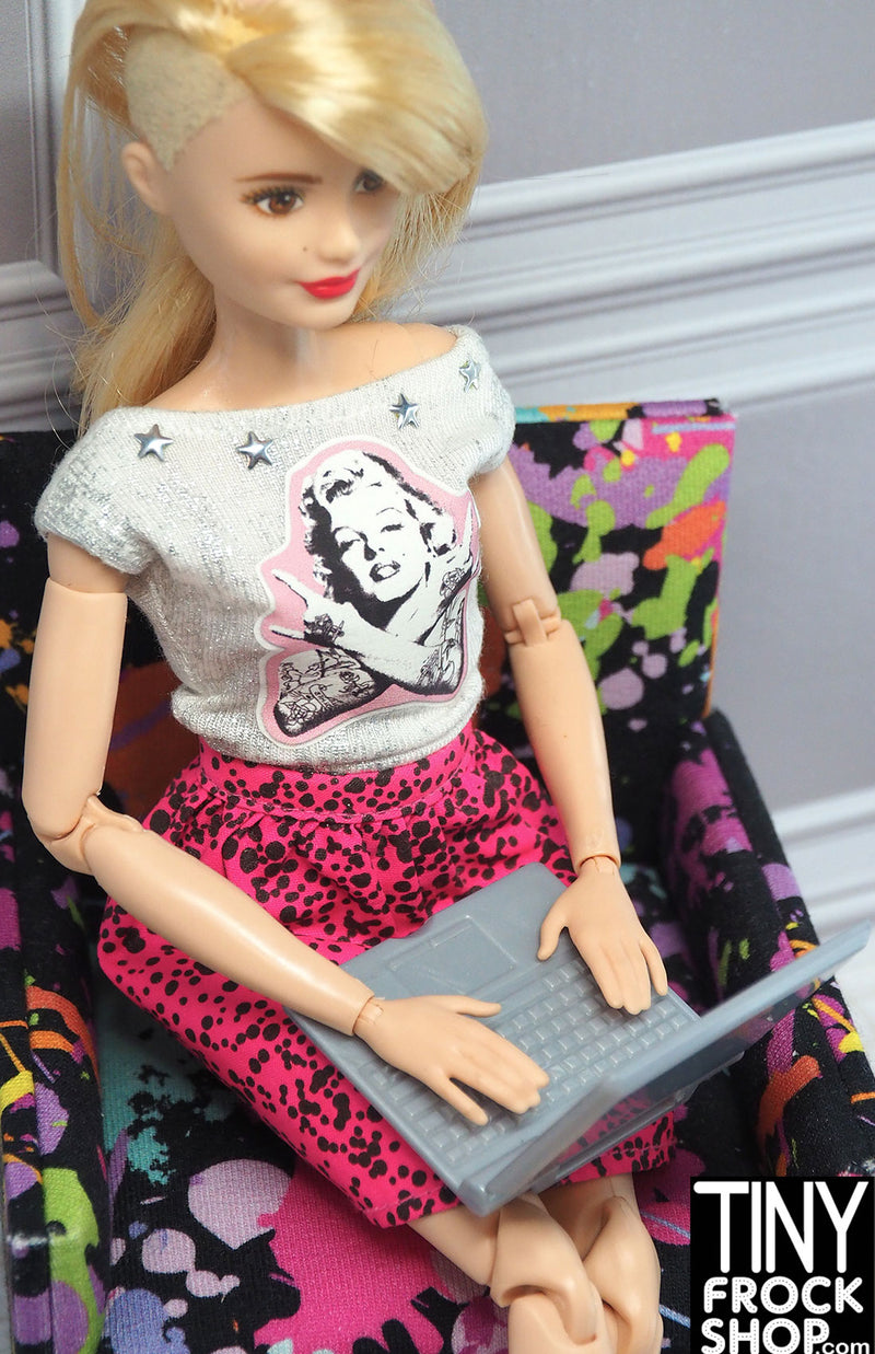Barbie® Silver Laptop Computer