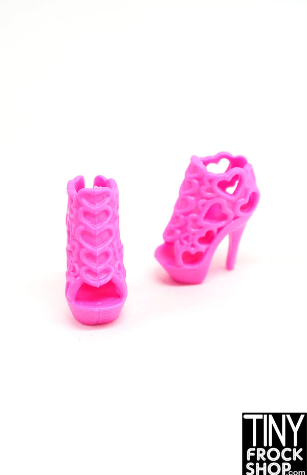 Barbie® Lacey Heart Heels - Tiny Frock Shop