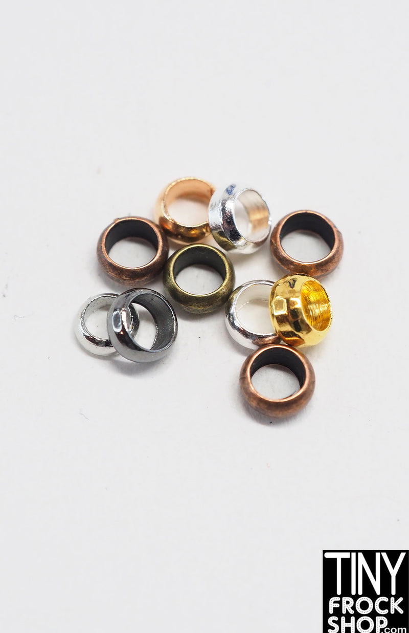 12 Inch Fashion Doll Rounded Rings Set of 10