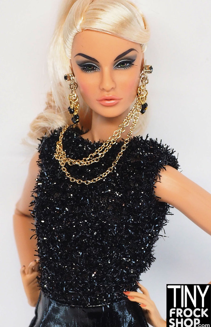 Barbie® 2010 Fashion Model Silkstone Verushka Black Dress