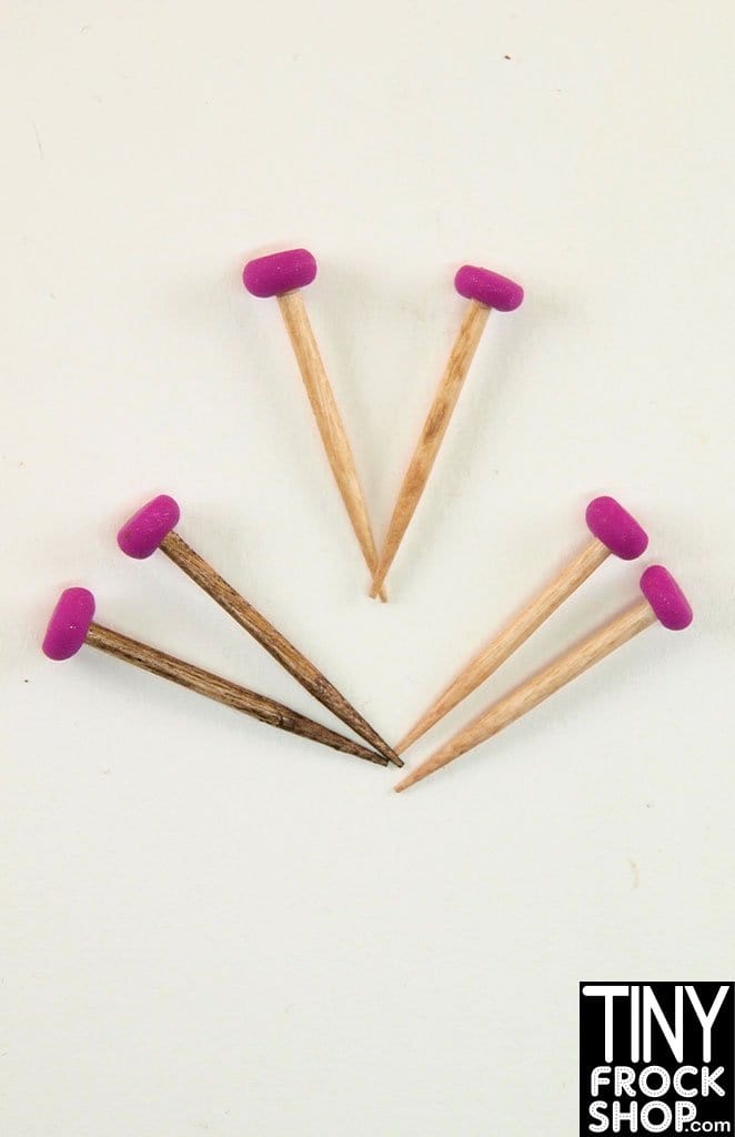 Barbie Knitting Needles By Ash Decker - Two Sizes - TinyFrockShop.com