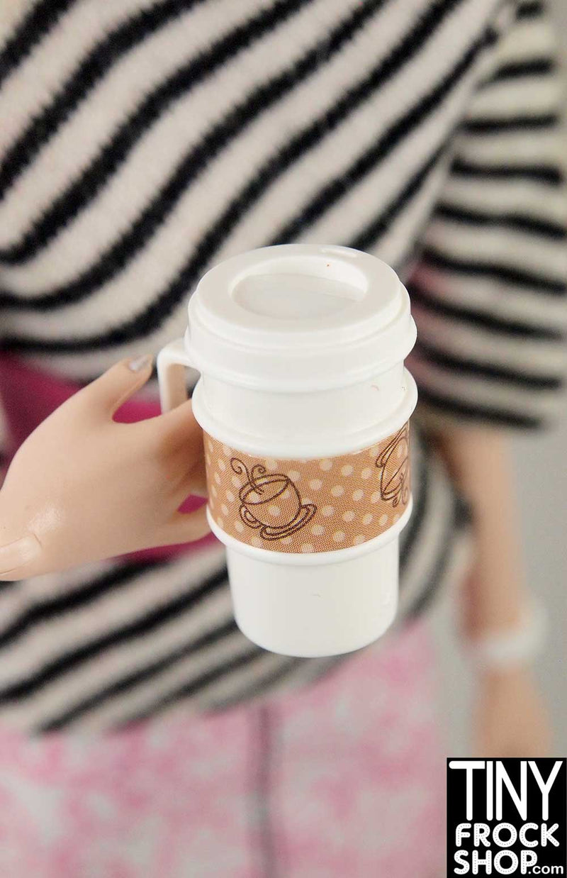 Barbie To Go Coffee Cup With Handle - TinyFrockShop.com