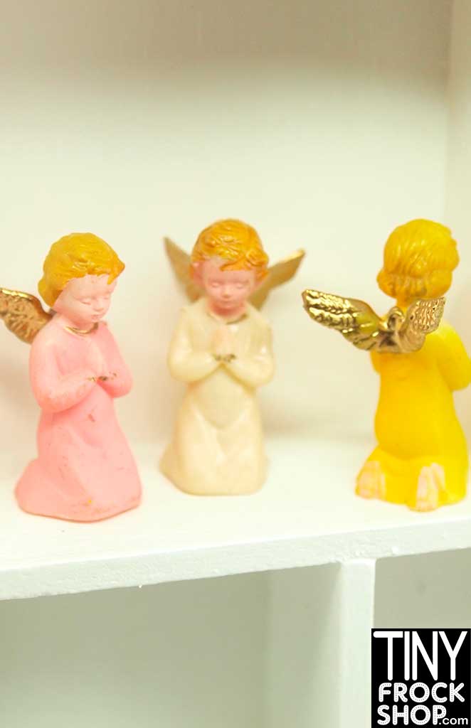 Barbie Miniature Holiday Angel Decor Statuettes - TinyFrockShop.com