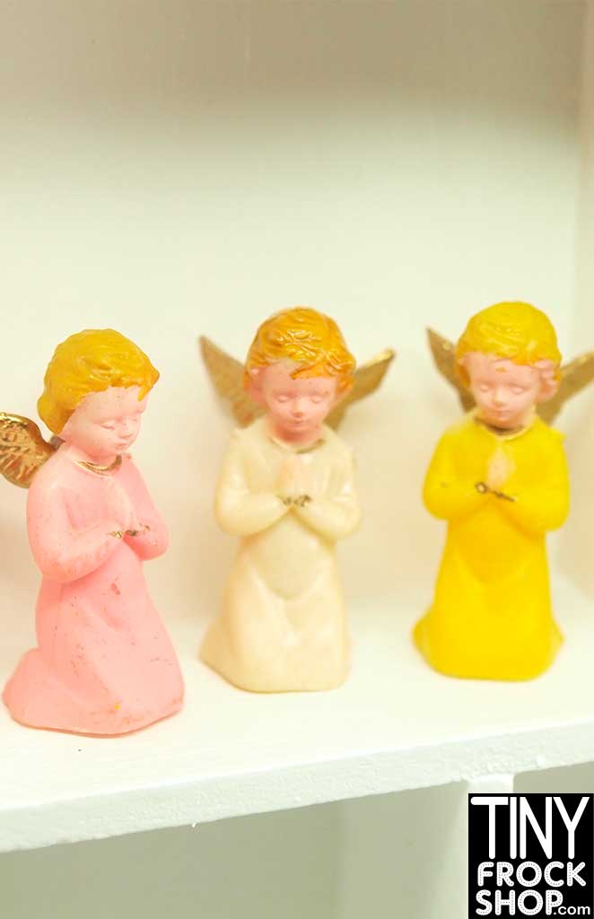 Barbie Miniature Holiday Angel Decor Statuettes - TinyFrockShop.com