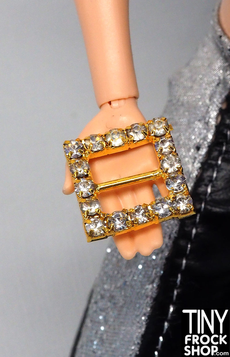 12" Fashion Doll High Quality Metal Rhinestone Mini Buckles - More Shapes and Sizes