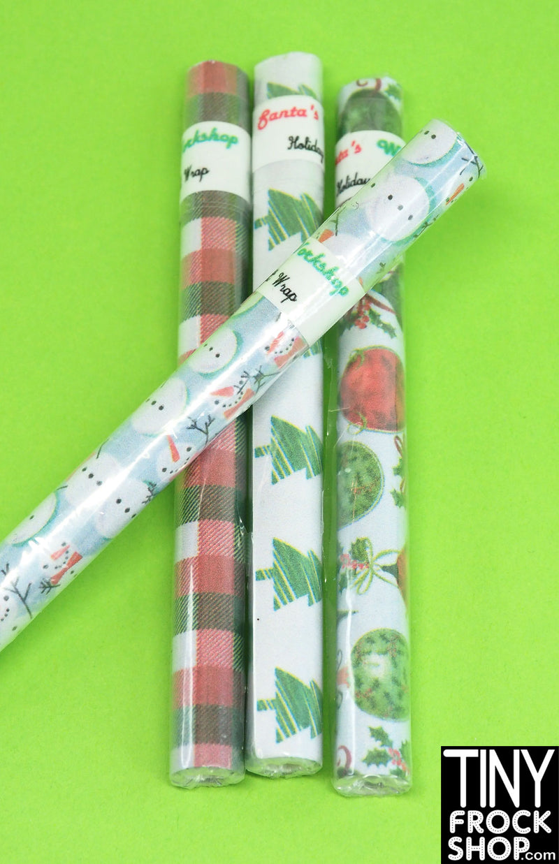 12" Fashion Doll Christmas Wrapping Paper Sets By Ash Decker - 5 Styles