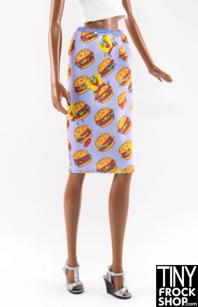 Barbie® Spongebob Squarepants Burger  Knit Pencil Skirt