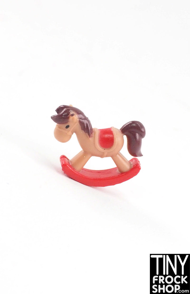 12" Fashion Doll Worlds Smallest Micro Toy Box Rocking Horse