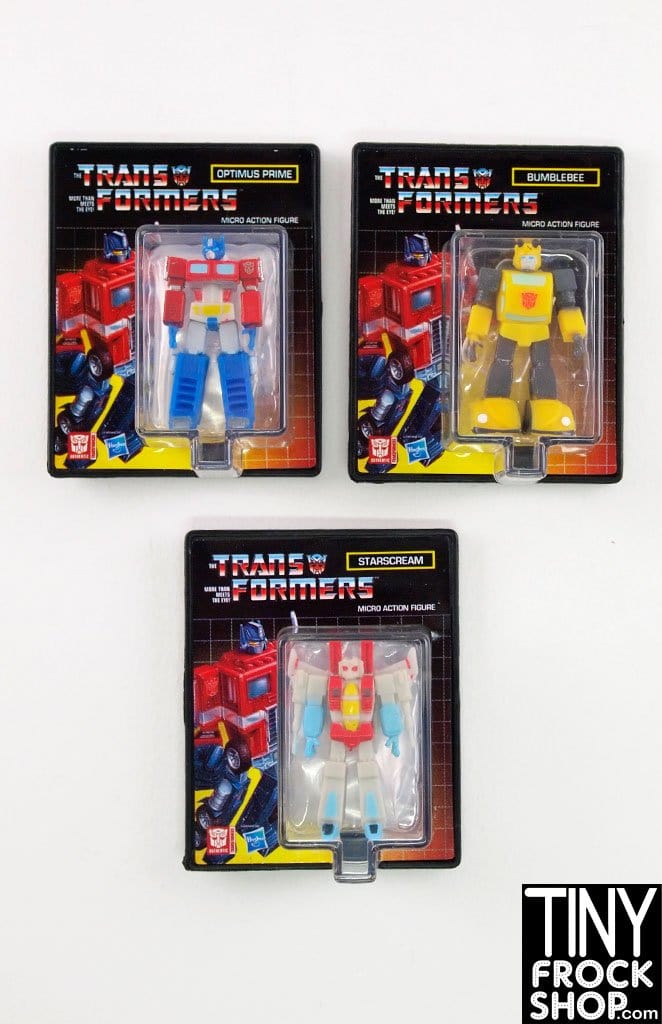 12" Fashion Doll Worlds Smallest Transformers - 3 Styles!
