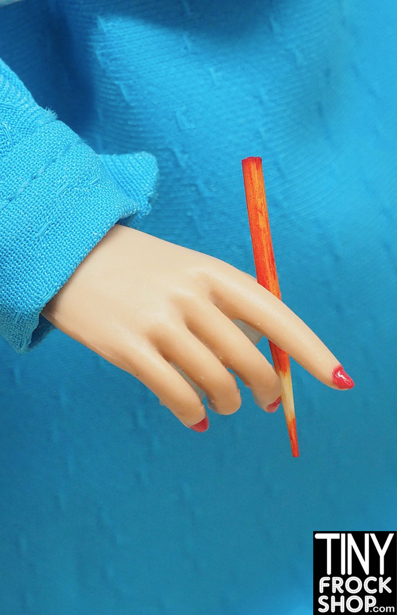 12" Fashion Doll Set of 8 Colored Pencils