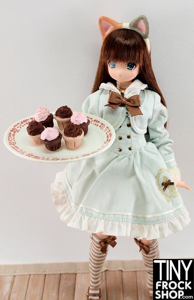 12" Fashion Doll Handmade Cupcakes By Cafe Miniature
