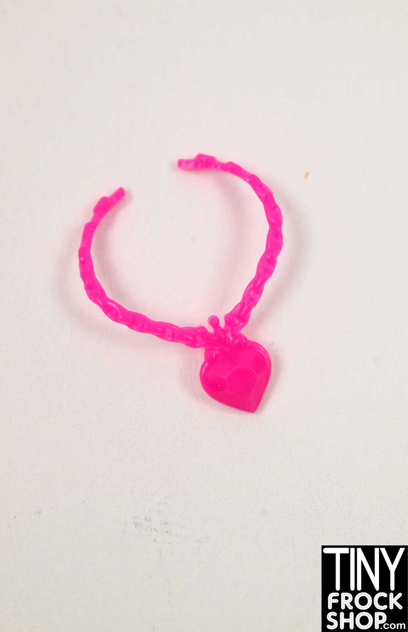 Barbie Heart Faux Stone Necklace - TinyFrockShop.com