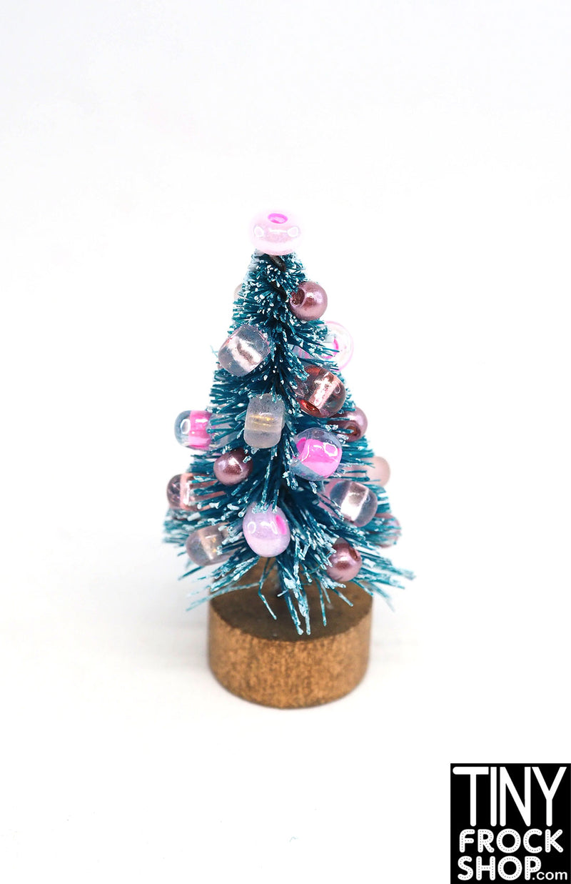 12" Fashion Doll Mini Big Beaded Christmas Trees By Ash Decker - 2 Styles
