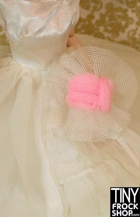 Barbie Pink Rose Tulle Bouquet - Tiny Frock Shop