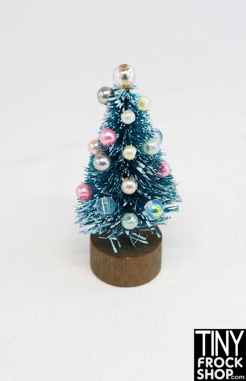 12" Fashion Doll Mini Pearl Christmas Trees By Ash Decker - 3 Styles