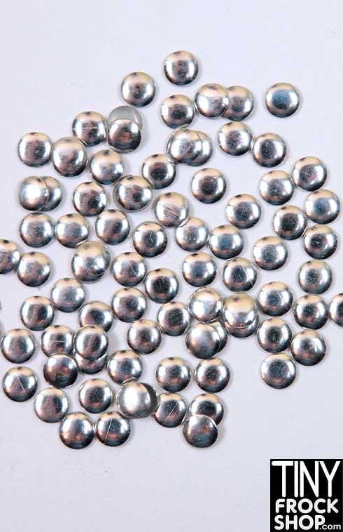 Barbie Sized 3mm - Mini Round Stamped Rivets - Pack of 50 - Tiny Frock Shop