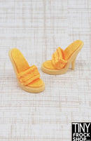 12" Fashion Doll Tangerine Slide on Heels