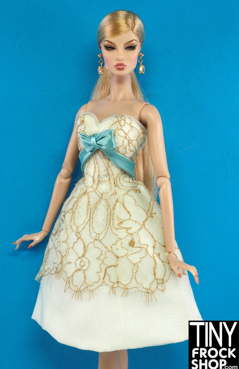 doll party dress Shop Baby Blue Barbie Doll Dress for girl