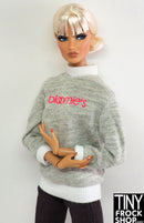 12" Fashion Doll Bloomies Grey Sweatshirt