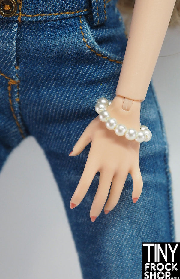 12" Fashion Doll Elastic Pearl Bracelet