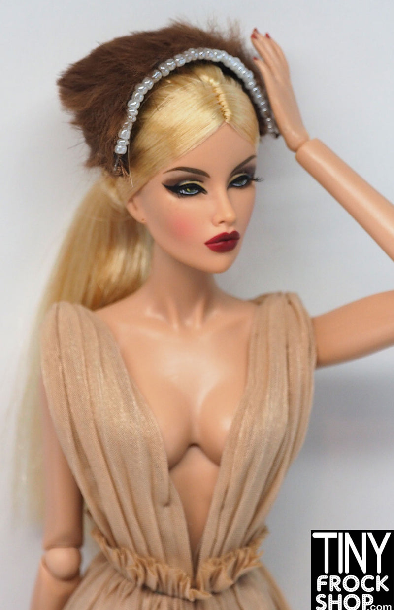 12" Fashion Doll Evening Splendor Clone Fur Hat