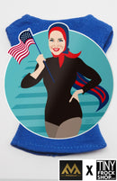 12" Fashion Doll Flag Tee by Alejandro Mogollo Art