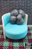 12" Fashion Doll Flower Puff Pillow - 2 Colors