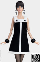 12 Inch Fashion Doll -Graphic Beat Dress Look by Shantommo