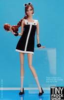 12 Inch Fashion Doll -Graphic Beat Dress Look by Shantommo