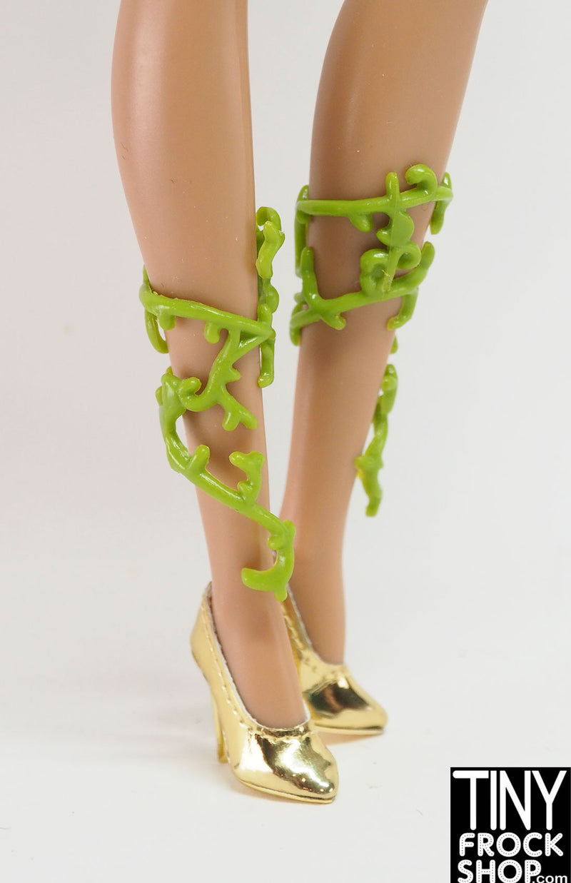 12"Fashion Doll Green Leg Vine Embellishment