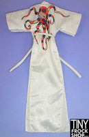 12" Fashion Doll James Bond 007 Octopussy 2010 Graphic White Robe - Tiny Frock Shop